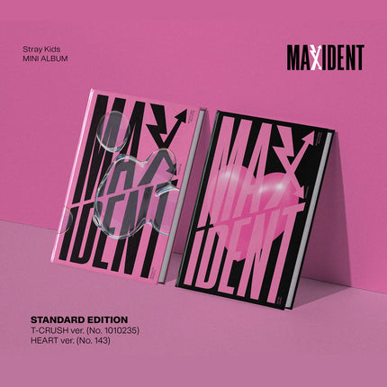 STRAY KIDS - Mini Album [MAXIDENT] (T-CRUSH or HEART Ver. / Random) Photobook