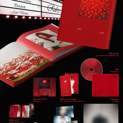 JENNIE - THE 1ST STUDIO ALBUM [RUBY] (PHOTOBOOK 2 ver. Set)