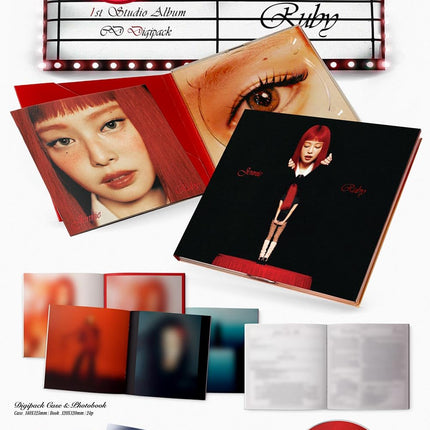 JENNIE - THE 1ST STUDIO ALBUM [RUBY] (Digipack Ver.)