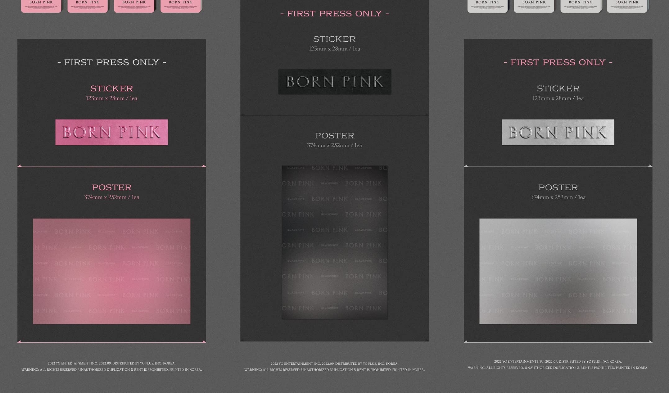 BLACKPINK BORN PINK 2nd Album BOX SET Version  (Random)