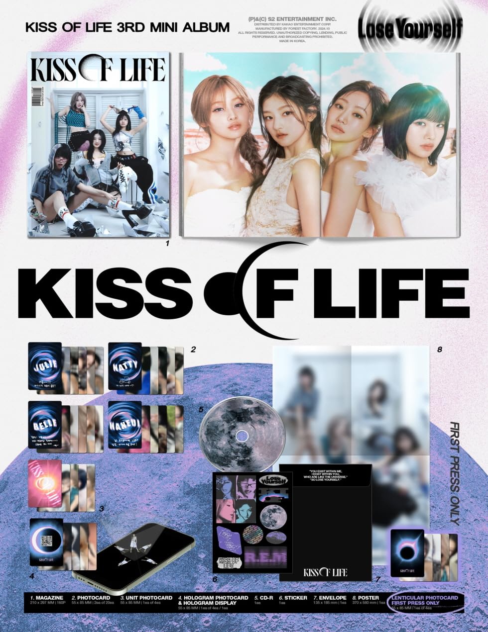 KISS OF LIFE - Lose Yourself 3rd Mini Album (Magazine Photobook Ver.)