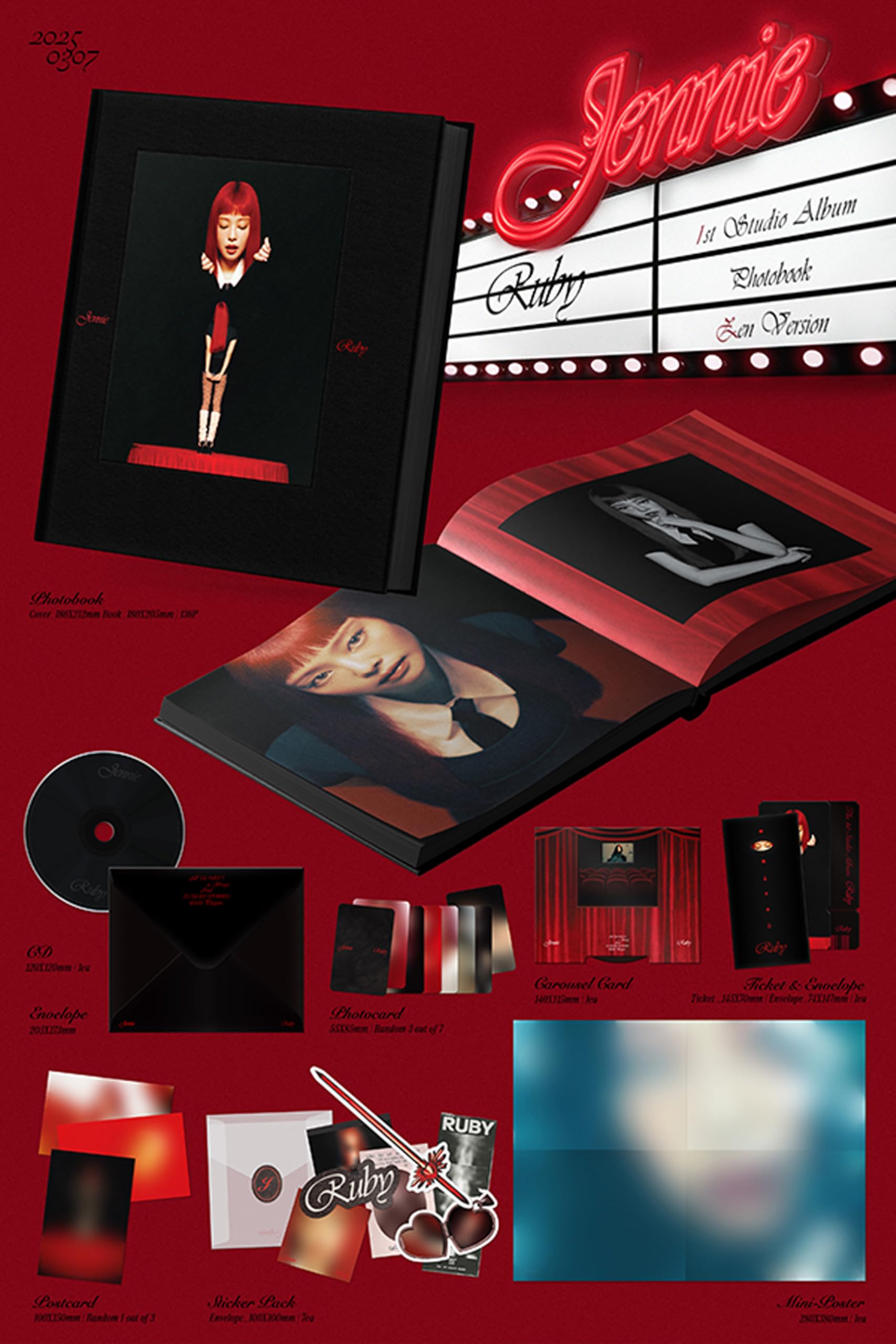 JENNIE Solo Album Ruby (Photobook - Zen Ver)