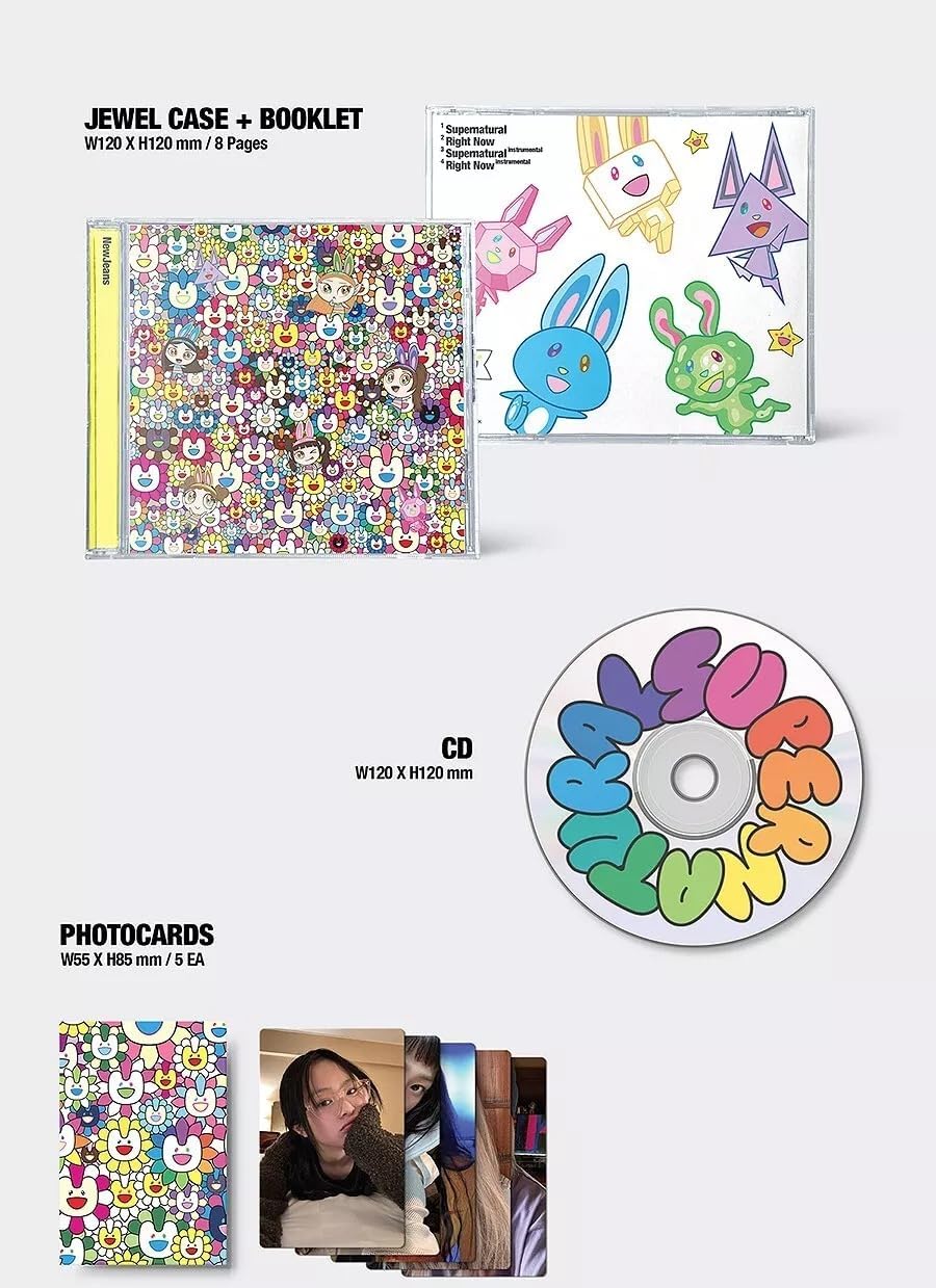 NewJeans Supernatural Album NJ X MURAKAMI (Drawstring Bag Ver)