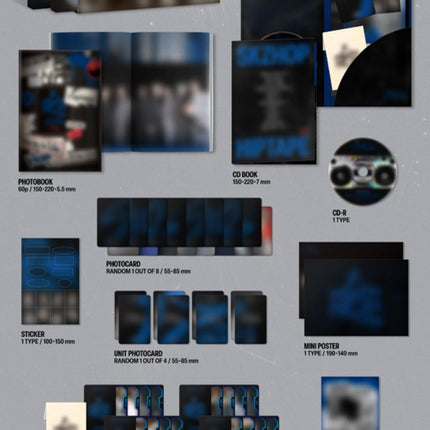 Stray Kids SKZHOP HIPTAPE HOP Album (SKZHOP + HIPTAPE + NEMO Version Set)
