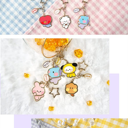 BT21 CHIMMY minini Metal Yurayura Key Chain