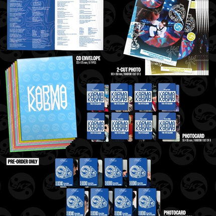 Stray Kids – 4th Full Album [KARMA] ACCORDION Digipack Ver. (Random)
