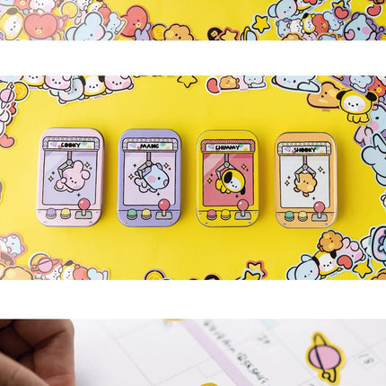 BT21 minini Tin Case Sticker Set RJ