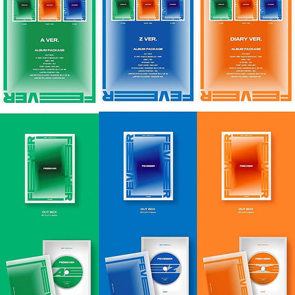 ATEEZ - Zero : Fever Part.3 [A+Z+Diary Full Set ver.] (7th Mini Album)