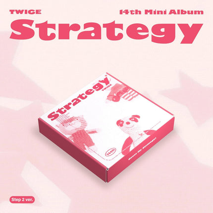 TWICE STRATEGY 14th Mini Album Standard Photobook 3 Ver Set (Step 1 + Step 2 + Step 3 Ver SET)