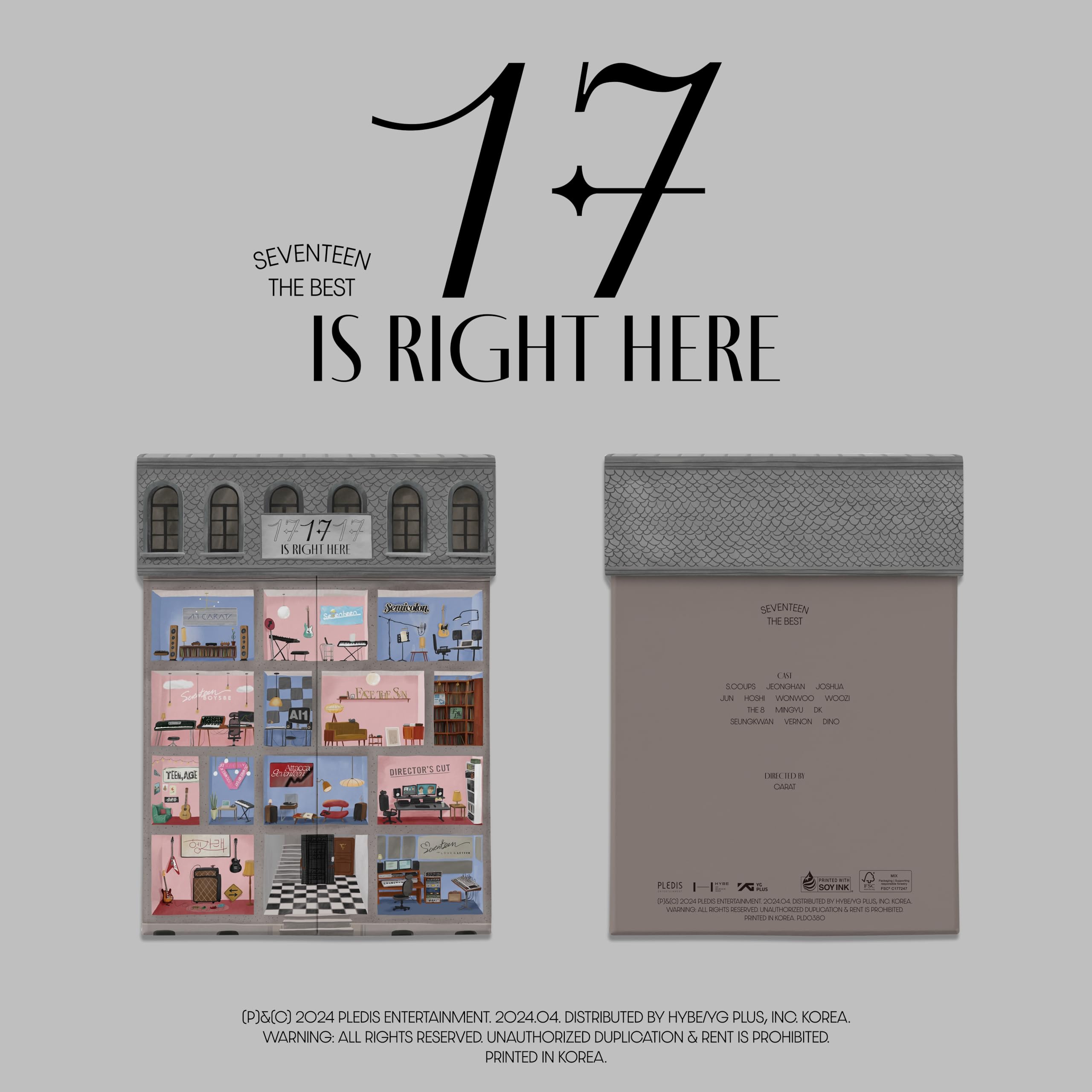 SEVENTEEN BEST ALBUM '17 IS RIGHT HERE'[HEAR Ver.]