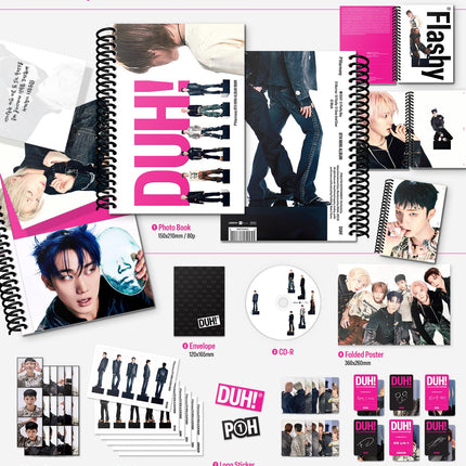 🎶 P1Harmony - 8th Mini Album "Duh!" CD (2 Versions SET)