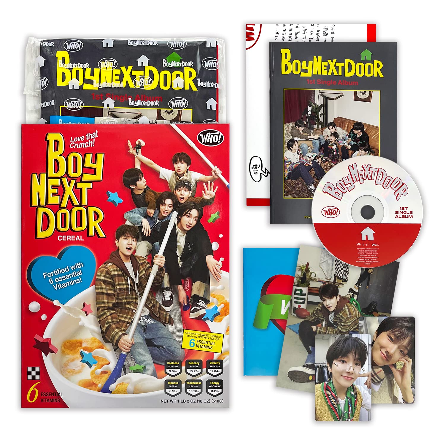 BOYNEXTDOOR - 1ST SINGLE ALBUM [WHO!] (Random Ver.)