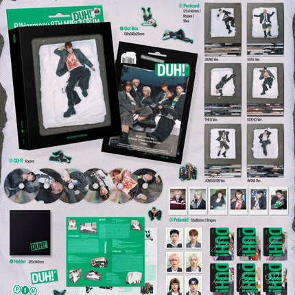 P1Harmony8th Mini Album  DUH!  [Compact/H 6 Ver Set]