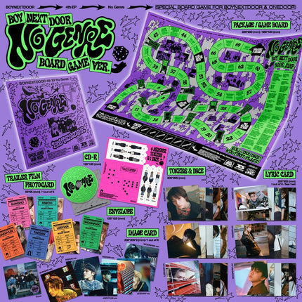 BOYNEXTDOOR 4th album NO GENRE [BOARD GAME, Ramdom Ver.]