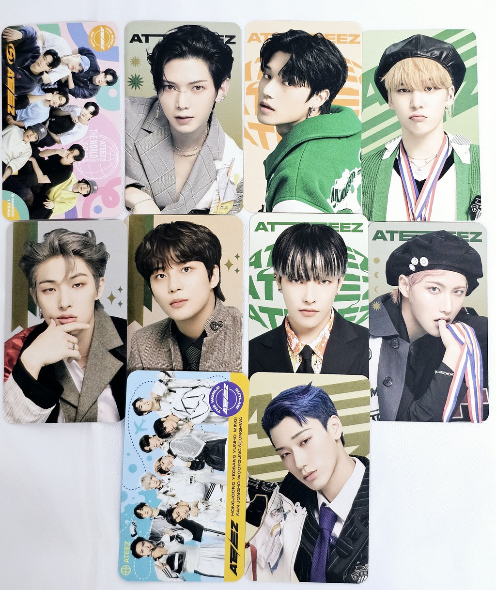 Ateez Photocard Album – 64 Pockets + 10 Bonus Photocards