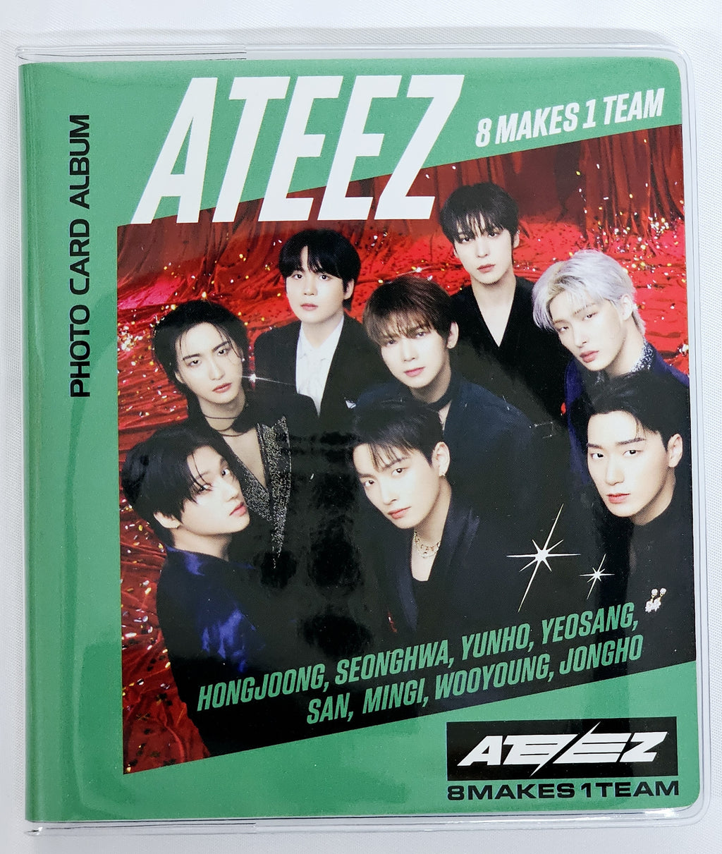 Ateez Photocard Album – 64 Pockets + 10 Bonus Photocards