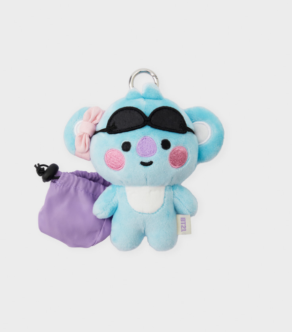 BT21 Travel Edition Plush Keyring - KOYA, TATA, MANG, CHIMMY