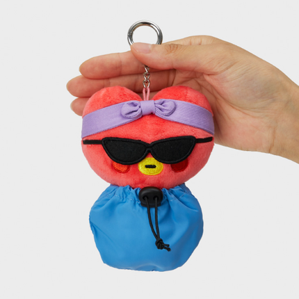 BT21 Travel Edition Plush Keyring - KOYA, TATA, MANG, CHIMMY