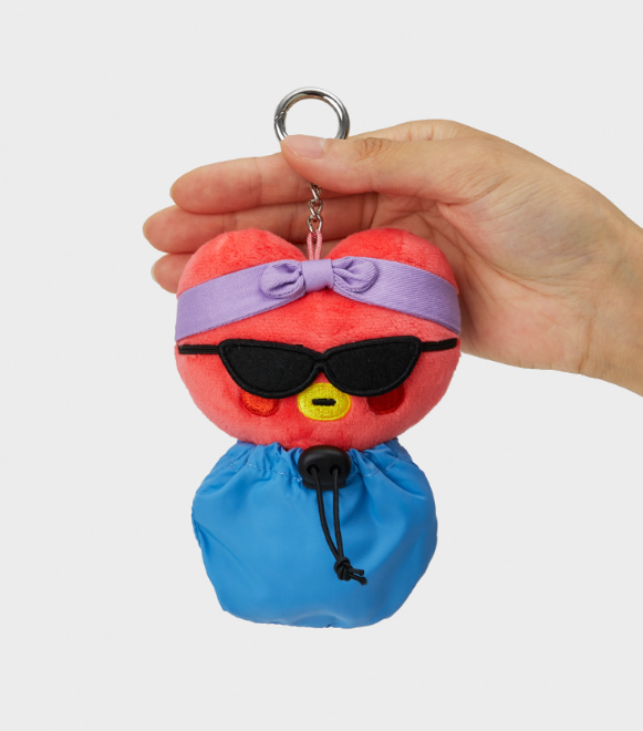 BT21 Travel Edition Plush Keyring - KOYA, TATA, MANG, CHIMMY