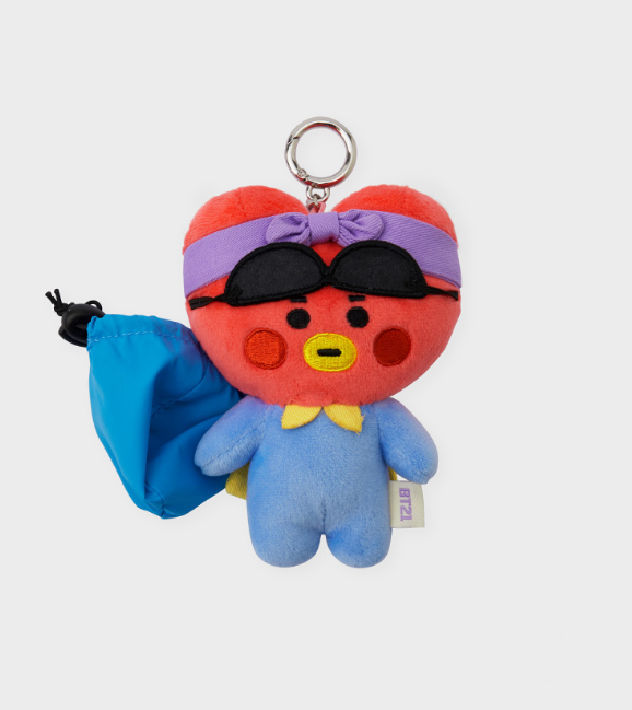 BT21 Travel Edition Plush Keyring - KOYA, TATA, MANG, CHIMMY