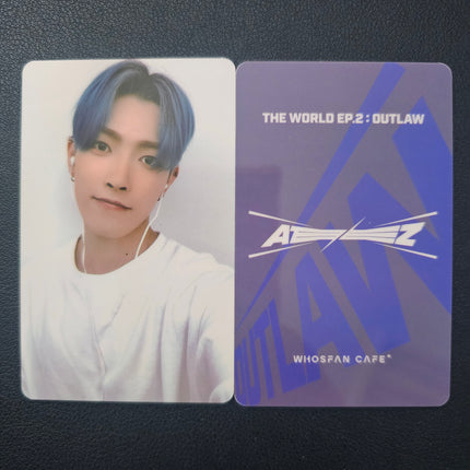 ATEEZ – Whosfan Café Lucky Draw Photocard (THE WORLD EP.2 : OUTLAW)