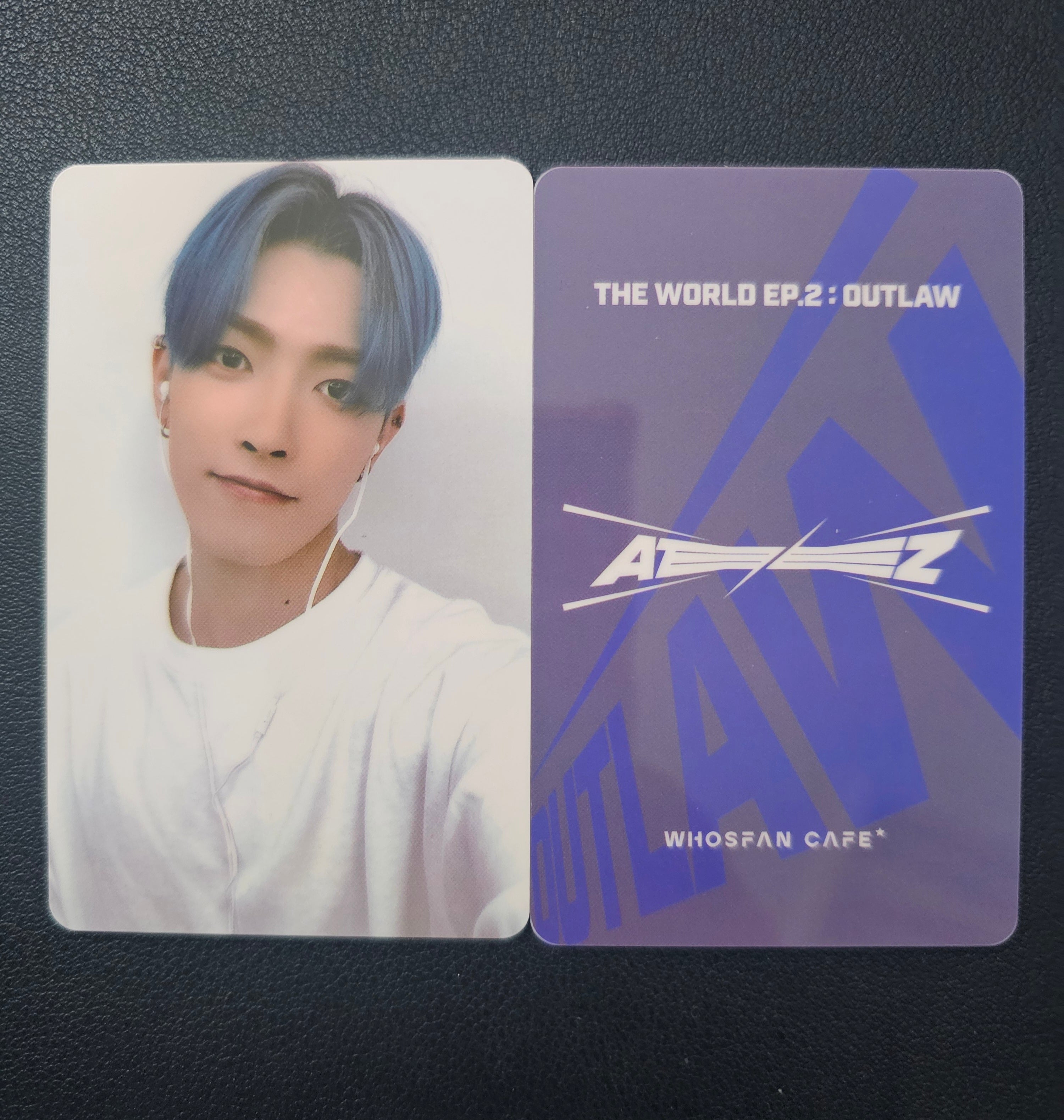 ATEEZ – Whosfan Café Lucky Draw Photocard (THE WORLD EP.2 : OUTLAW)