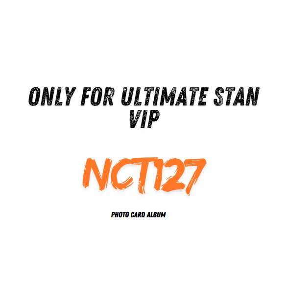 NCT 127 Photocard Album – 64 Pockets + 10 Bonus Photocards