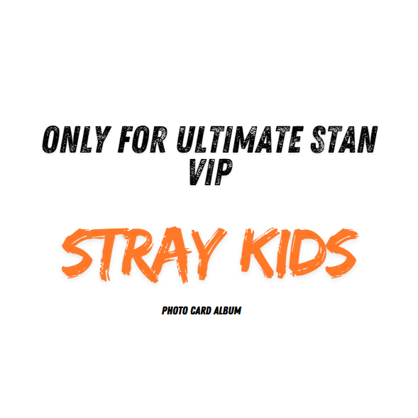 Stray Kids Photocard Album – 64 Pockets + 10 Bonus STAY Cards
