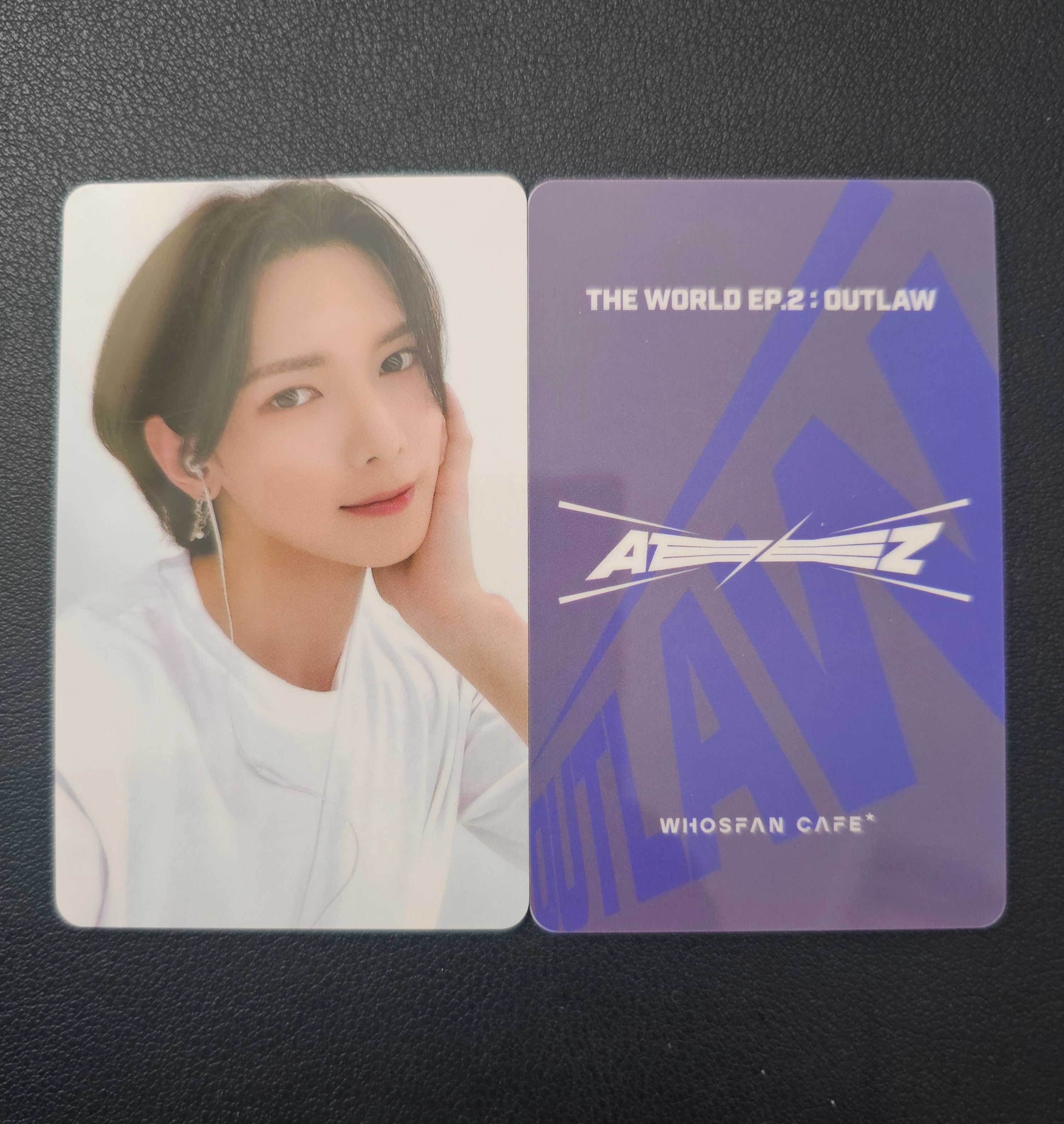 ATEEZ – Whosfan Café Lucky Draw Photocard (THE WORLD EP.2 : OUTLAW)