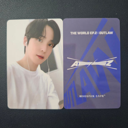 ATEEZ – Whosfan Café Lucky Draw Photocard (THE WORLD EP.2 : OUTLAW)