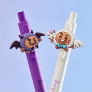 BT21 ANGEL & VILLAIN Gel Pen Set (2pcs)