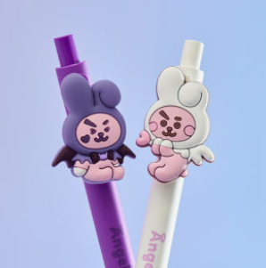 BT21 Angel & Villain Gel Pen Set – 2 Designs