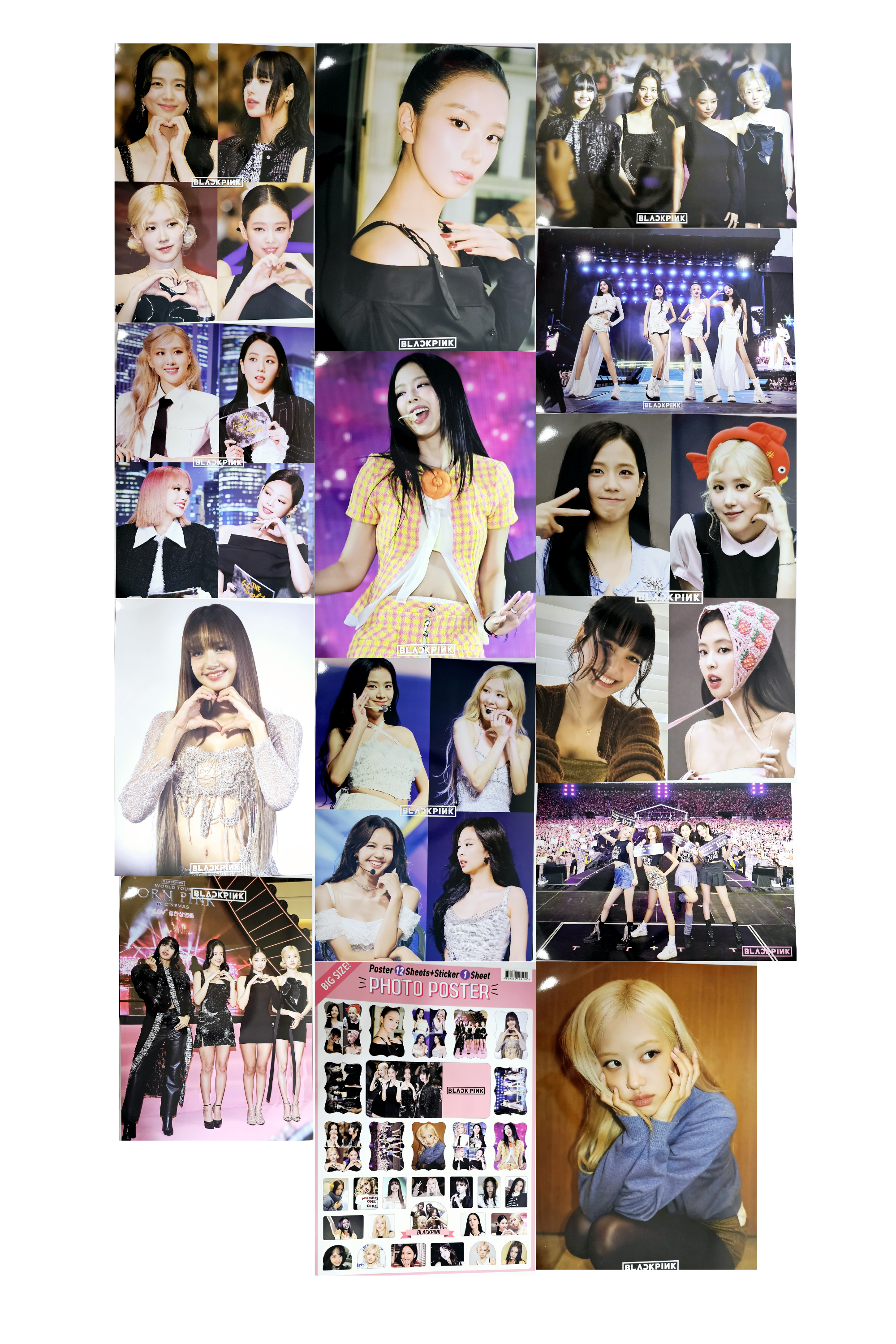 Blackpink Super High Quality 12 Posters and 1 sticker Set