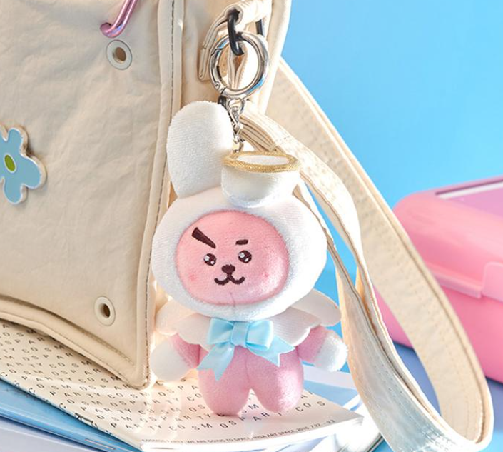 BT21 Angel Villain Plush Keyring Official Collectible