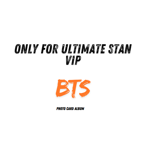 BTS Photocard Album – 64 Pockets + 10 Bonus Photocards