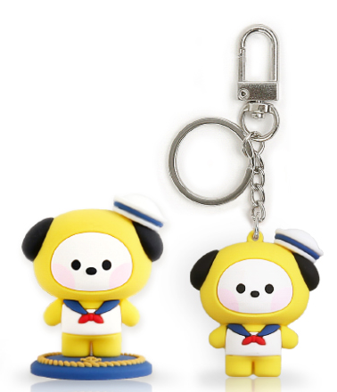 Stan N37 Exclusive - BT21 Marine Series: 2 Inch Figure & Keychain Collector's Set