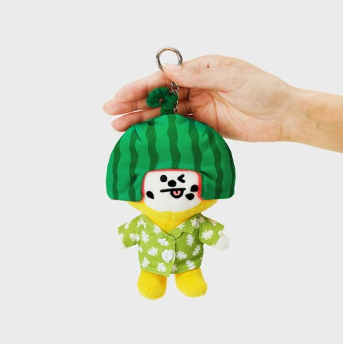 BT21 Official Summer Rain Watermelon Themed Keyring