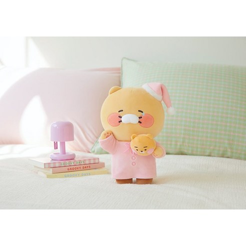 KAKAO FRIENDS Choonsik Sleepy Pajama Plush Doll with Ryan