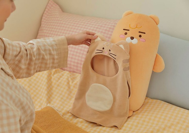 KAKAO FRIENDS Nyang Nyang Pillow Plush (Choonsik, Ryan and Apeach)