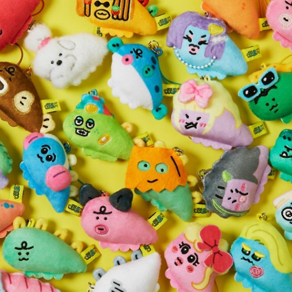 KAKAO FRIENDS Jordy Mini Plush Keyring (Random 1 of 32)