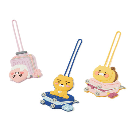 KAKAO FRIENDS Ryan Travel Luggage Tag Silicone Cute Official