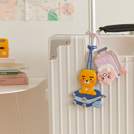 KAKAO FRIENDS Ryan Travel Luggage Tag Silicone Cute Official
