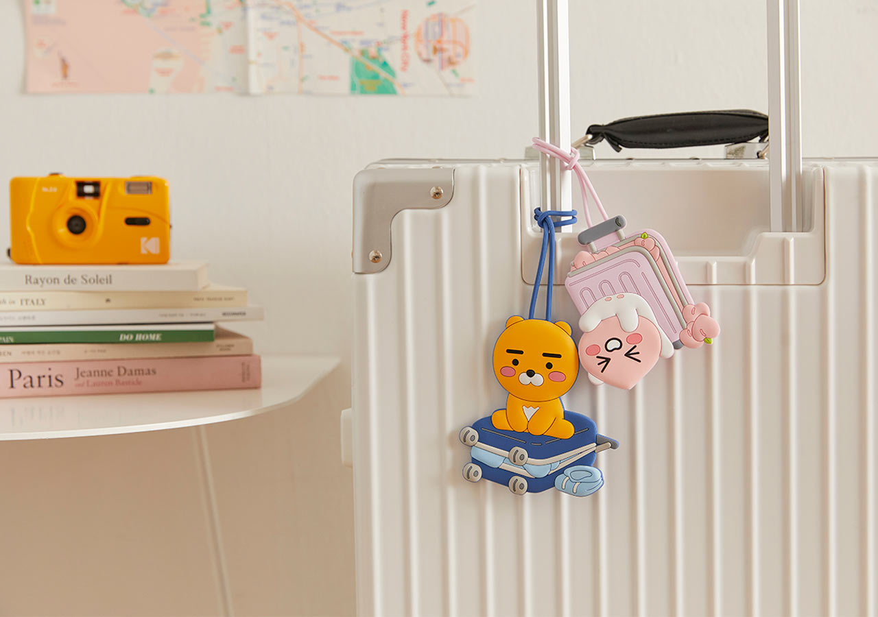 KAKAO FRIENDS Ryan Travel Luggage Tag Silicone Cute Official