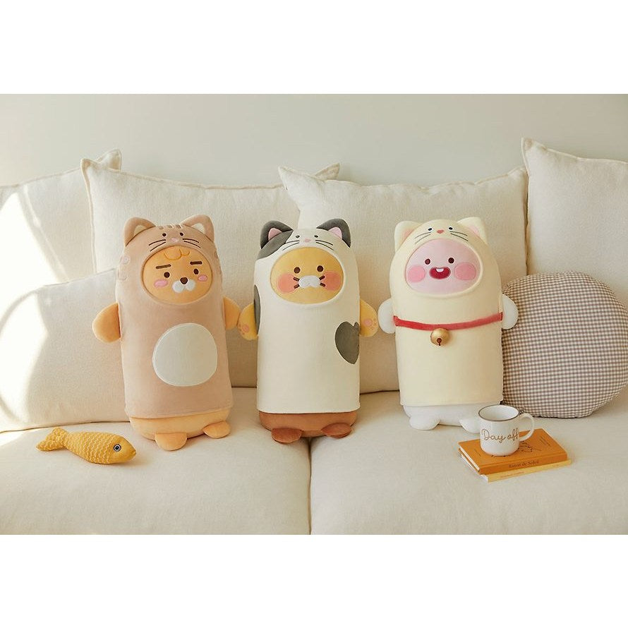 KAKAO FRIENDS Nyang Nyang Pillow Plush (Choonsik, Ryan and Apeach)