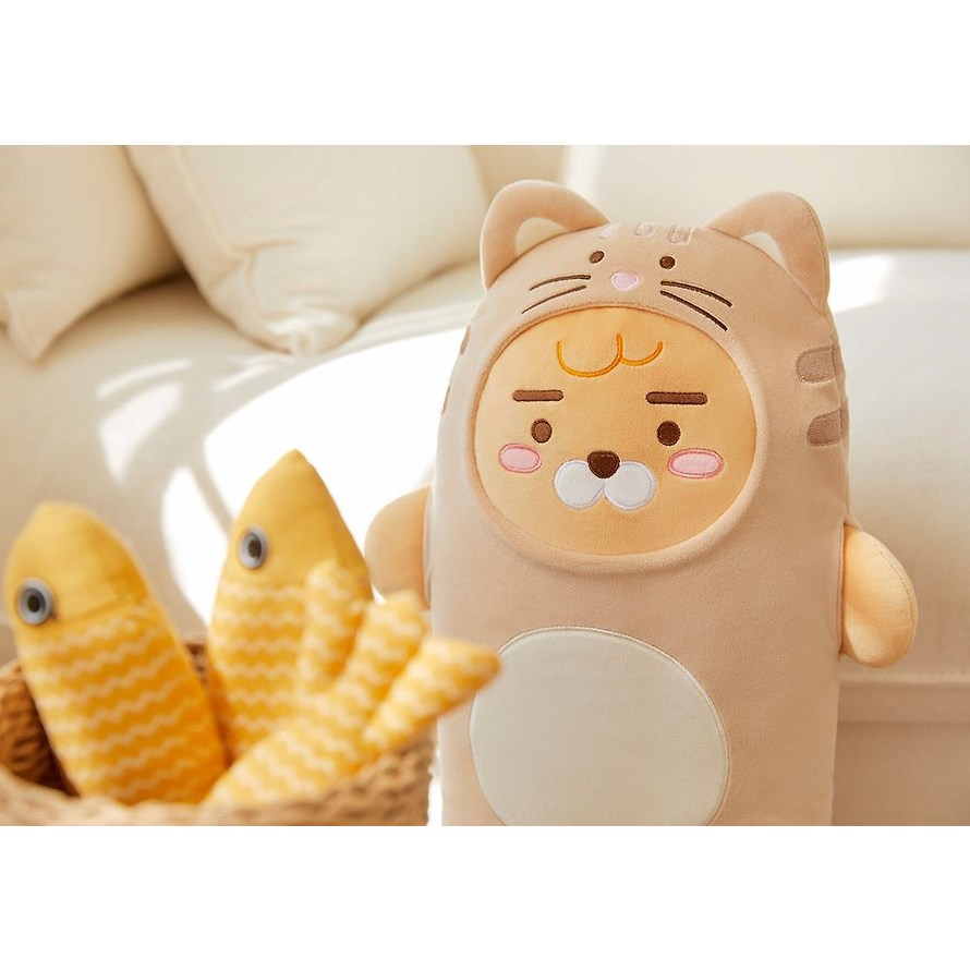 KAKAO FRIENDS Nyang Nyang Pillow Plush (Choonsik, Ryan and Apeach)