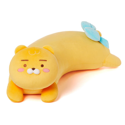 KAKAO FRIENDS Ribbon Curve Body Pillow Plush Ryan Apeach Choonsik