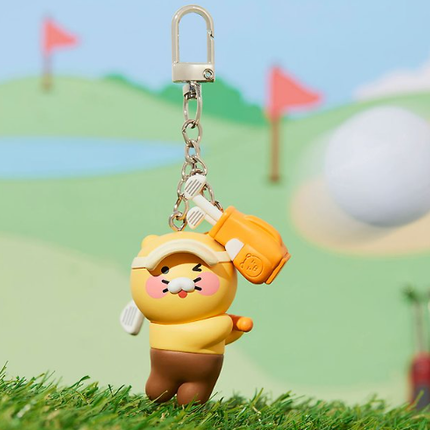 KAKAO FRIENDS Choonsik Sports Figure Keyring Soccer Golf Yoga Tennis