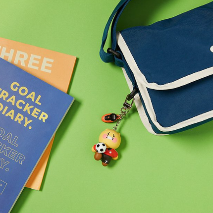 KAKAO FRIENDS Choonsik Sports Figure Keyring Soccer Golf Yoga Tennis