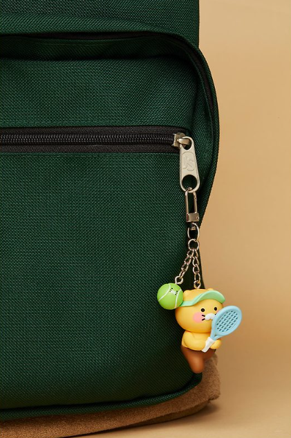 KAKAO FRIENDS Choonsik Sports Figure Keyring Soccer Golf Yoga Tennis