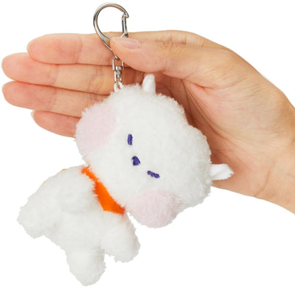 BT21 RJ Official Merchandise Baby RJ Plush Gift Set – Christmas Ornament + Keychain + JIN Photocard Included